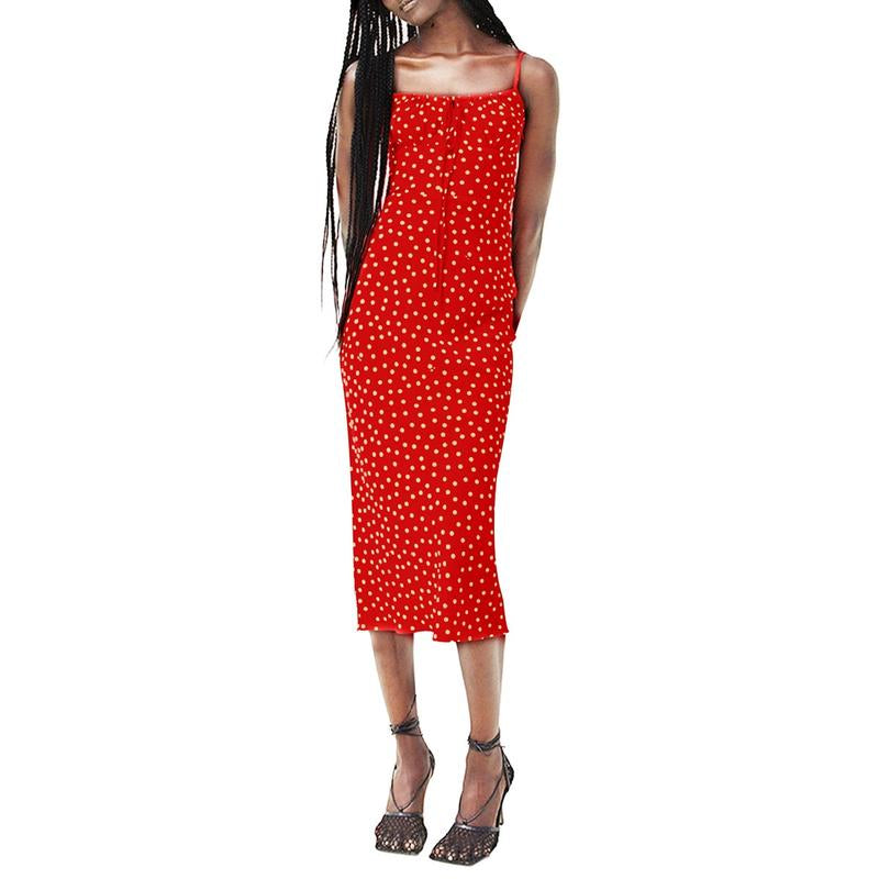 Tanming Womens Floral Dress Low-Cut Square Neck Spaghetti Strap Tie Bodycorn 90S Y2K Sun Dresses